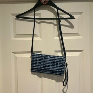 Malia Designs Blue Crossbody Bag Convertible Clutch